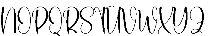 Christmas Stylish Font UPPERCASE