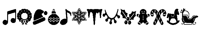 Christmas Sugar Kit Font UPPERCASE