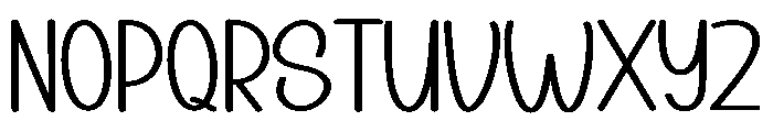 Christmas Sunmory Font UPPERCASE