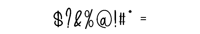 Christmas Thick Font OTHER CHARS
