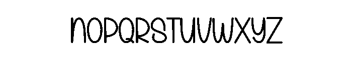 Christmas Thick Font UPPERCASE