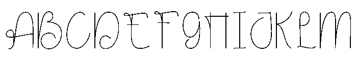 Christmas Traveling Font UPPERCASE