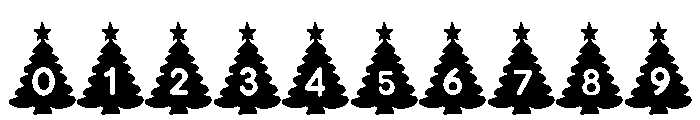 Christmas Tree Kids Font OTHER CHARS