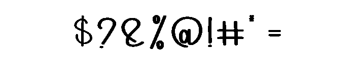 Christmas Treebells Font OTHER CHARS