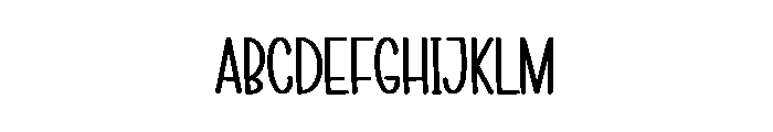 Christmas Treebells Font UPPERCASE