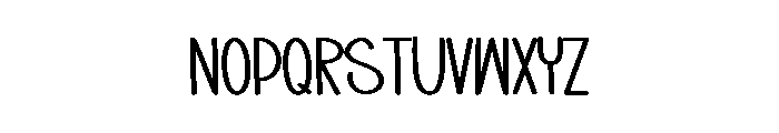 Christmas Treebells Font UPPERCASE