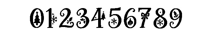 Christmas_Twinklewood Font OTHER CHARS