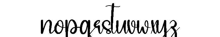 Christmas Underline Font LOWERCASE