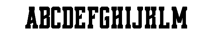 Christmas Varsity Regular Font UPPERCASE