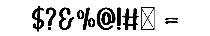 Christmas Vibes Duo Font OTHER CHARS