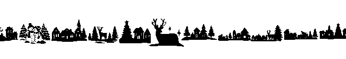 Christmas Villages FONT