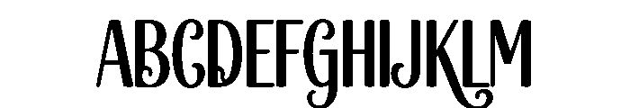 Christmas Waltz Font UPPERCASE