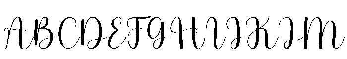 Christmas Waterfall Font UPPERCASE