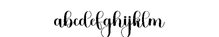 Christmas Waterfall FONT