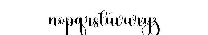 Christmas Waterfall Font LOWERCASE