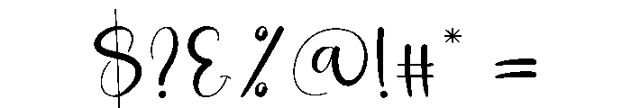 Christmas Wildflower Font OTHER CHARS