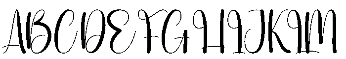 Christmas Wildflower Font UPPERCASE
