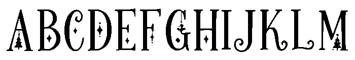Christmas_Winterwish Font UPPERCASE