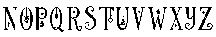 Christmas_Winterwish Font UPPERCASE