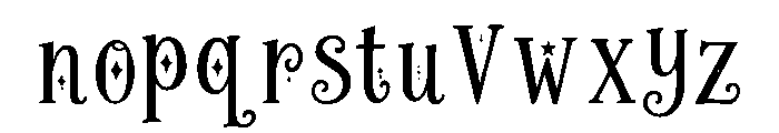 Christmas_Winterwish Font LOWERCASE