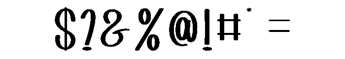 Christmas Witchlight Font OTHER CHARS