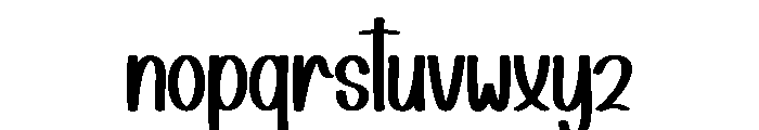 Christmas Witchlight Font LOWERCASE