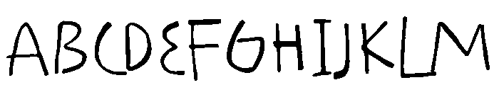 Christmas Written Font UPPERCASE