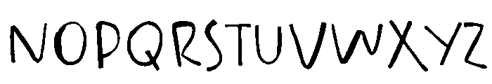 Christmas Written Font UPPERCASE
