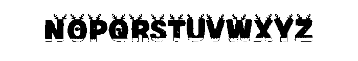 ChristmasArmyBROWN Font UPPERCASE