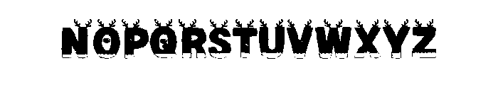 ChristmasArmyBROWN Font LOWERCASE