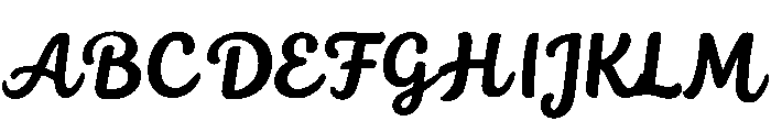 ChristmasShineScript Font UPPERCASE
