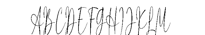 Christy-Regular Font UPPERCASE