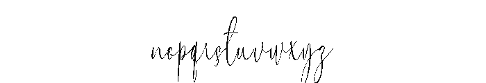 Christy-Regular Font LOWERCASE