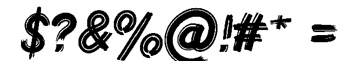 Chromatix Black Font OTHER CHARS