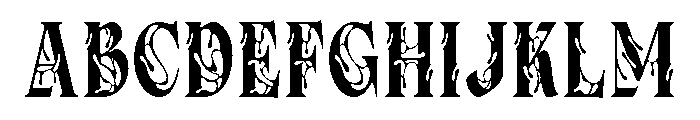 Chrome Revenant Regular Font UPPERCASE