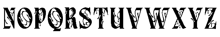 Chrome Revenant Regular Font UPPERCASE