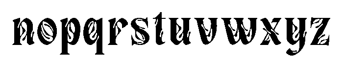 Chrome Revenant Regular Font LOWERCASE