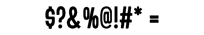 Chromexa Font OTHER CHARS