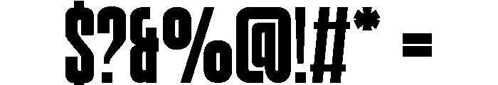 Chronex Regular Font OTHER CHARS