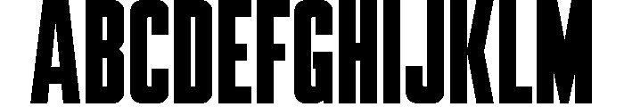 Chronex Regular Font UPPERCASE