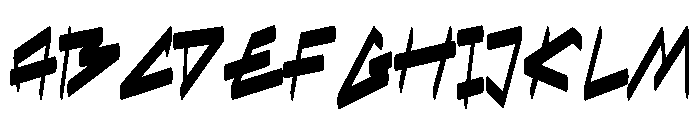 Chrova-Regular Font UPPERCASE