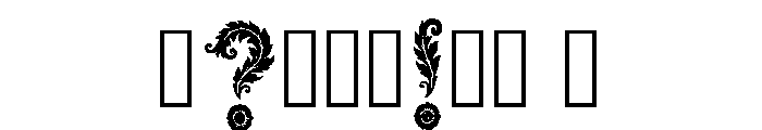 Chub Regular Font OTHER CHARS