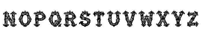 Chub Regular Font UPPERCASE
