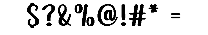 Chubby Berry Font OTHER CHARS