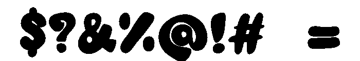 Chubby Charms Font OTHER CHARS