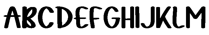 Chubby Chick Regular Font UPPERCASE