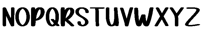 Chubby Chick Regular Font UPPERCASE