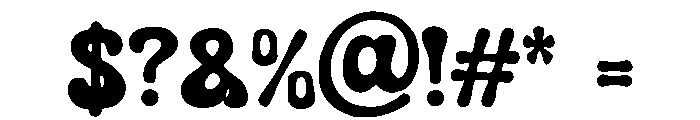 Chubby_Chickadee Font OTHER CHARS