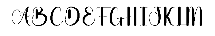 Chubby Christmas1 Font UPPERCASE