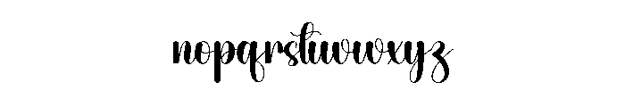 Chubby Christmas1 Font LOWERCASE